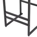 Kitchen Bar Stools with Footrest Set of 2 Paper Rope Weave Dining Chairs by HouseOfZazla