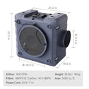 Air Scrubber with 3-Stage Filtration, Stackable Negative Air Machine 800 CFM by HouseOfZazla