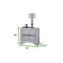 Traditional Style Queen 4 Pc Storage Bedroom Set Made with Wood in White