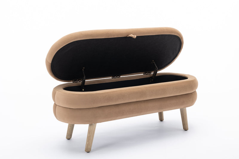 Walker Edison| Velvet Storage Bench