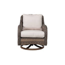 Mitchell 4-Piece Wicker Sofa Set with Swivel Rocking Chairs