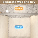 Double Sliding Shower Door With Explosion Proof Film by HouseOfZazla