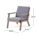 Outdoor Club Chair With Cushion by HouseOfZazla