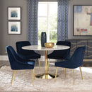 Walmer - Wingback Dining Chair (Set of 2) - Blue by HouseOfZazla