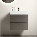 Alice - Bathroom Vanity With Sink, Large Storage Wall Mounted Floating Bathroom Vanity For Modern Bathroom, One-Piece Sink Basin Without Drain And Faucet by HouseOfZazla