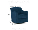 Bradney - Swivel Accent Chair by Unique Piece Furniture