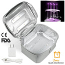 iMounTEK UV Disinfection Bag, Portable LED UV Sanitizer Box USB-Powered Travel UV Cleaner Bag for Baby Bottles Toys Underwear Toothbrush Beauty Tools
