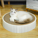 18-Inch Extra Large Cat Scratching Board - Replaceable Paper Core, Round Nest Design for Cozy Cat Naps