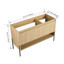 Freestanding Bathroom Vanity & Soft Close Cabinet Doors by HouseOfZazla
