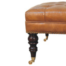 Buffalo - Ottoman With Castor Legs by HouseOfZazla