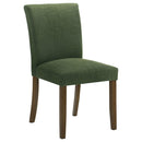 Paxton Upholstered Dining Side Chair Green (Set of 2)