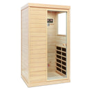 Hemlock Mini 1 Person Far Infrared Door Indoor Sauna Room by HouseOfZazla