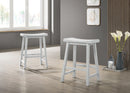 Alonzo - Small Space Counter Height Dining Table With Cabinet, Drawer, And 2 Ergonomic Counter Stools (Set of 3) by HouseOfZazla