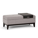 Oregon - Contemporary Storage Ottoman Bench With Tray by Unique Piece Furniture