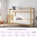 5" Memory Foam Mattress With Responsive Support And Breathable Cover