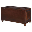 Ornate - Deep Flip Open Storage Cedar Chest With Cedar Lining - Brown by HouseOfZazla