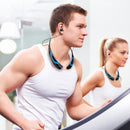 Wireless Neckband Headphones V5.0 Sweat-proof Sport Headsets Earbuds In-Ear Magnetic Neckbands Stereo Earphone Deep Bass Earphone w/Mic