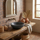 Bathroom Vessel Sink, Circular Design
