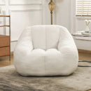 Comfy Bean Bag Chair With Memory Foam Filler, Tufted Soft by Unique Piece Furniture
