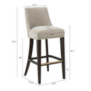Beever - Barstool With Backrest by HouseOfZazla