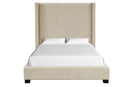 Upholstered Bed, Space-Saving Design