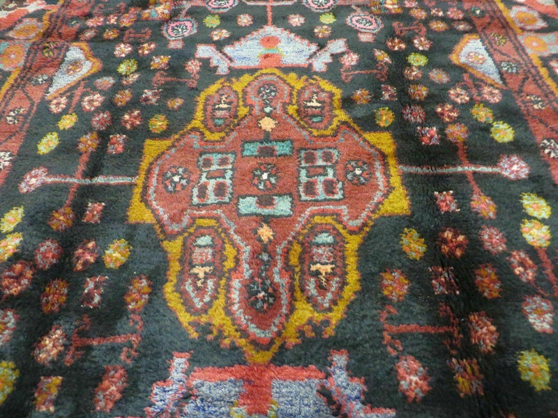 4' X 10' Antique Handmade Tribal Turkish Oriental Floral Wool Rug Organic Nice