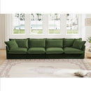 Slipcovered Long Sofa - 4 Seater
