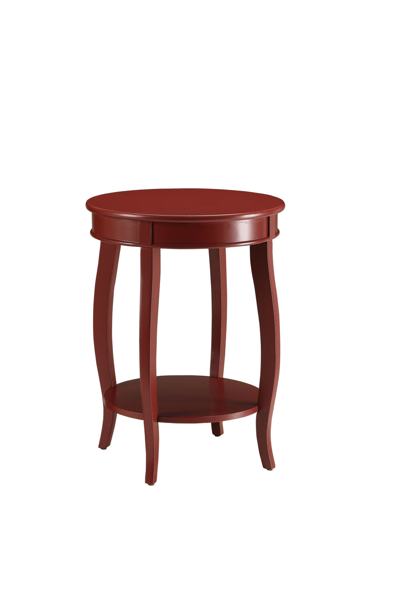 Aberta Side Table in Red