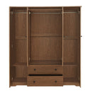 4 Door Wardrobe Armoire With 2 Drawers by HouseOfZazla