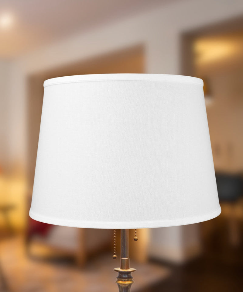 16"W x 11"H White Floor Lampshade