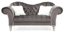 Elegant Round Arm Loveseat