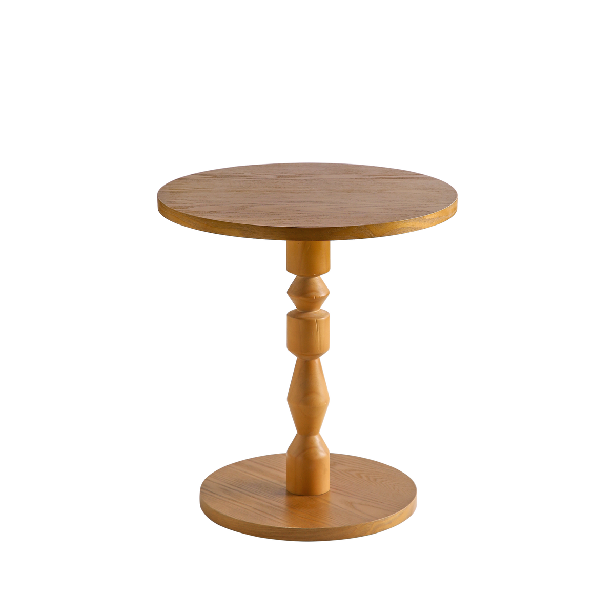 Round Side Table with MDF Tabletop and Solid Wood Legs, photo 9 of 9
