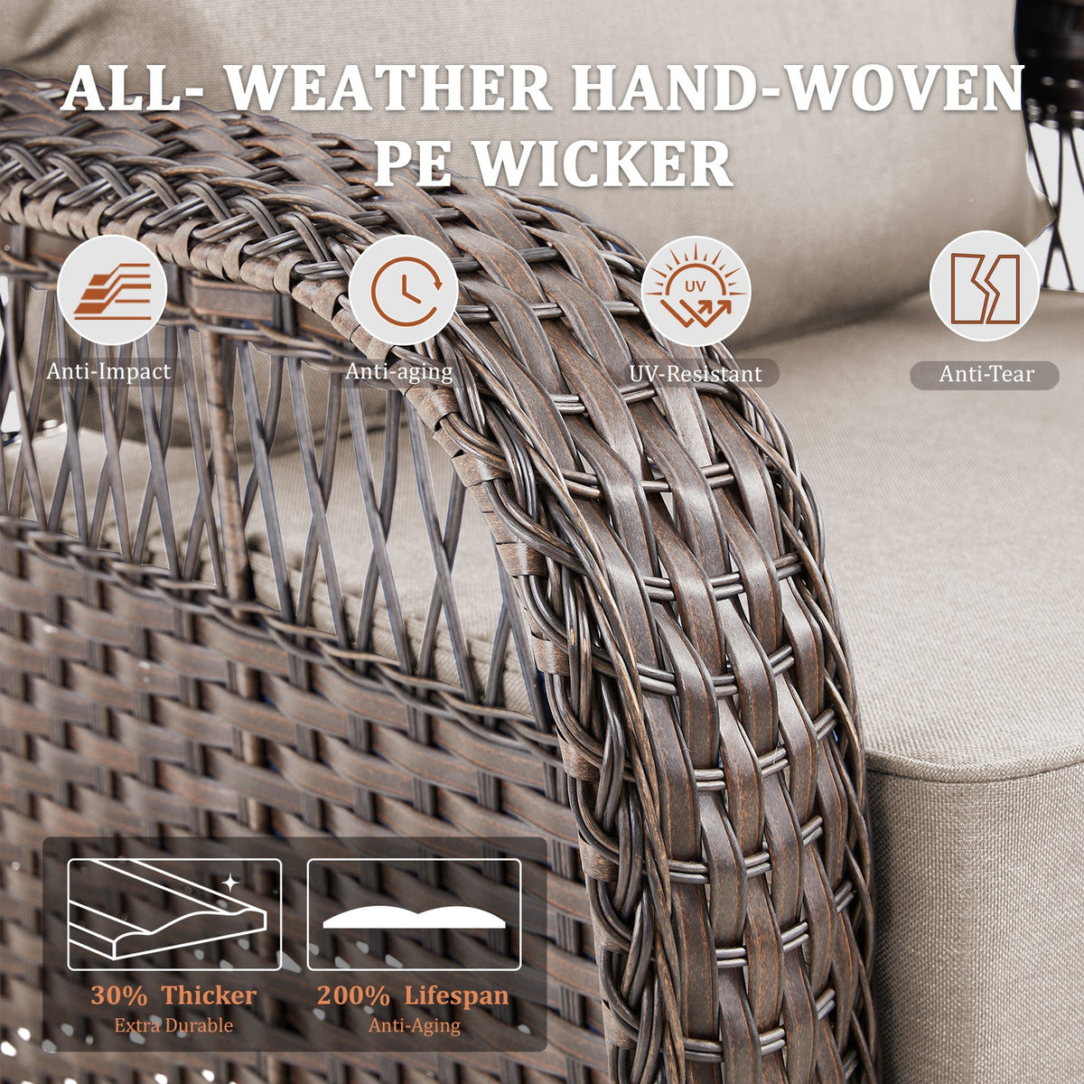 Outdoor Glider Chairs Set of 2, photo 7 of 10