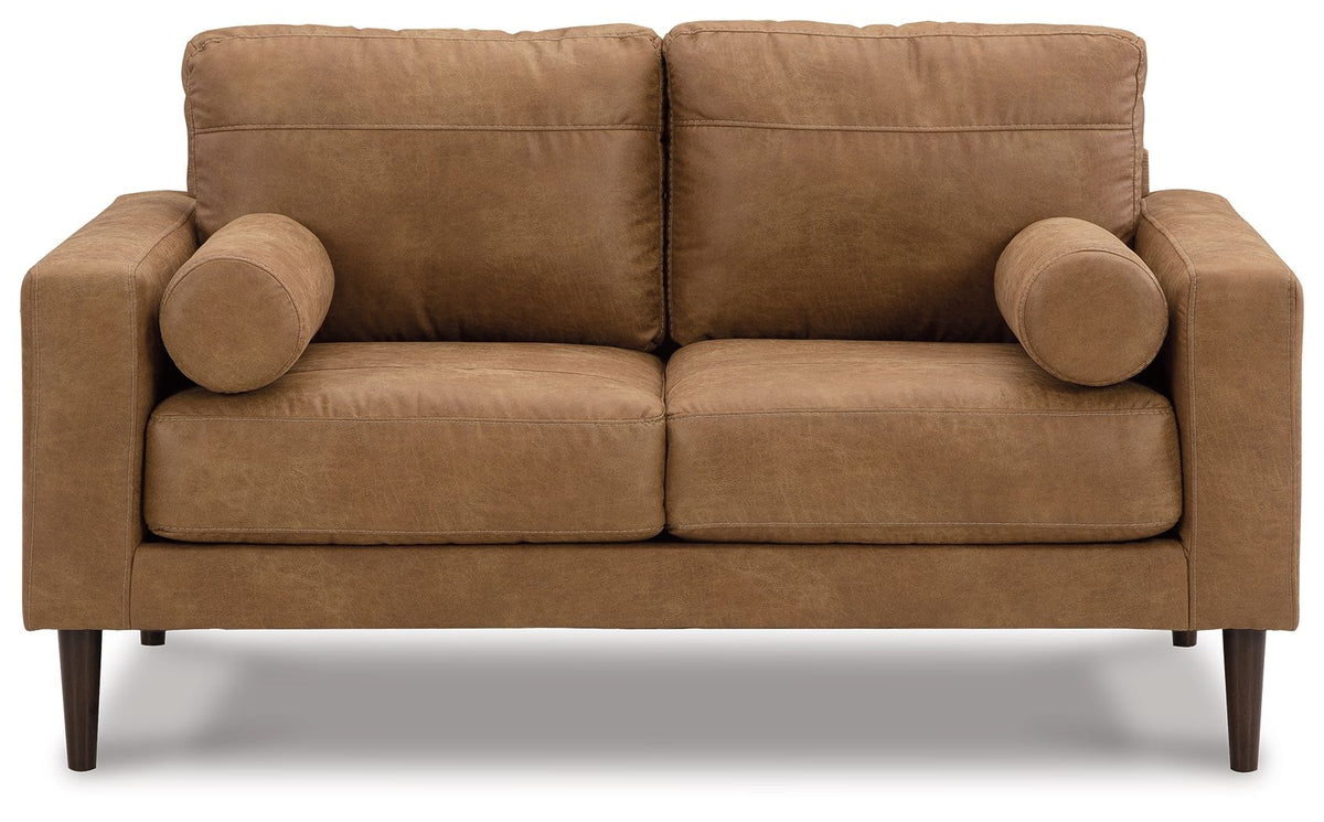 Telora - Loveseat - Caramel, photo 5 of 6