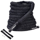 2 Inch Battle Ropes 30/40/50ft Length Poly Dacron Rope-2 Inch Diam 50Ft by LJGDeals