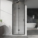 Bifold Frameless Shower Door With Tempered Clear Glass by HouseOfZazla