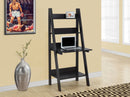 Computer Desk For Home Office, Laptop, Leaning, Storage Shelves by Unique Piece Furniture