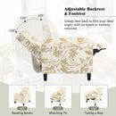 Push Back Upholstered Recliner Armchair by Unique Piece Furniture