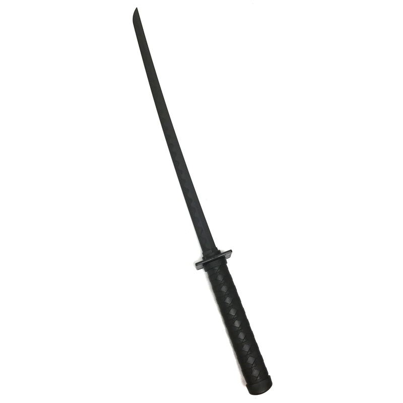 Poly 34.75 Inch Black Wakizashi Sword Full Contact Stunt Prop - Perfect for Training