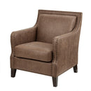 Shasta - Accent Chair With And Nail Buttons - Brown by Unique Piece Furniture