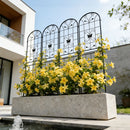 Garden Metal Trellis Rustproof Trellis For Climbing Plants Outdoor Flower Support by HouseOfZazla
