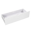 L Shaped Platform Bed With Trundle And Drawers Linked With Built In Desk by HouseOfZazla