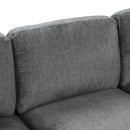 Contemporary U - Shaped Sectional Sofa With Movable Storage Ottoman by HouseOfZazla