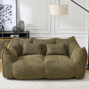 Comfortable Dual Beanbag Chair With High Resilience Foam Core For 2 People by HouseOfZazla