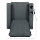 Recliner Chairs For Adults, Adjustable Recliner Sofa With Mobile Phone Holder & Cup Holder, Modern Reclining Chairs Fabric Push Back Recliner Chairs For Living Room, Bedroom by HouseOfZazla