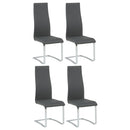 Montclair Upholstered Dining Side Chair Grey (Set of 4)