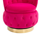 360 Degree Swivel Cuddle Barrel Accent Storage Chairs, Round Armchairs with Wide Upholstered, Fluffy Velvet Fabric Chair for Living Room, Bedroom, Office, Waiting Rooms