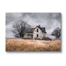 Framed Rustic Farmhouse Wall Art Vintage Barn Canvas Print 24x16 Inch by HouseOfZazla