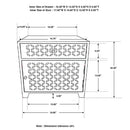 1 Door Accent Cabinet With Drawer - Beige