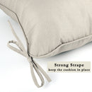 Outdoor Deep Seat Cushions For Patio Furniture Waterproof Set - Beige by HouseOfZazla